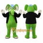 Elephant Mascot Costume for Adults Custom Logo Party Character Suit