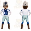 Strongman Mascot Costume for Adults Custom Logo Party Character Suit