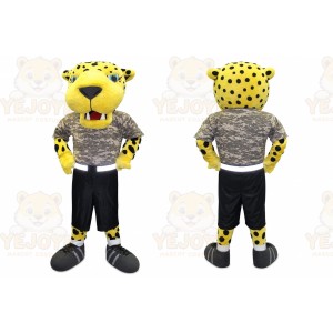 Leopard Mascot Costume for Adults Custom Logo Party Character Suit