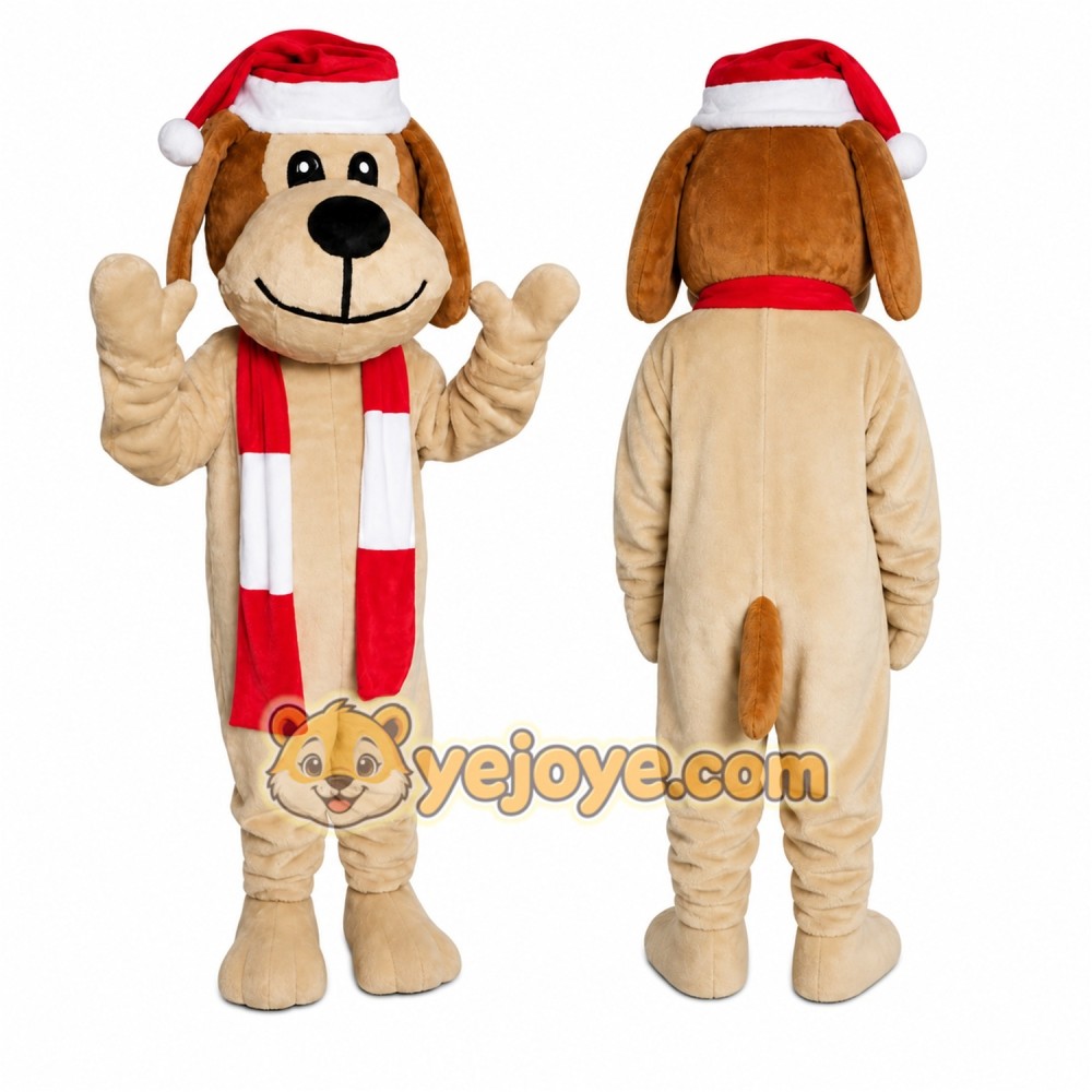 Dog Mascot Costume for Adults Custom Logo Party Character Suit