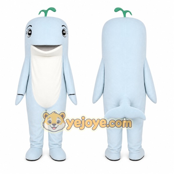Whale Mascot Costume for Adults Custom Logo Party Character Suit