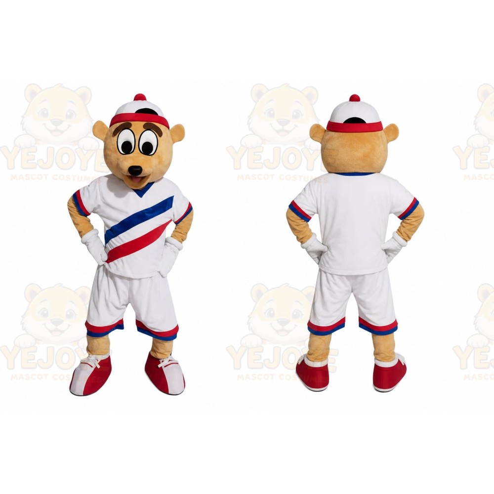 Bear Mascot Costume for Adults Custom Logo Party Character Suit