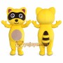 Raccoon Mascot Costume for Adults Custom Logo Party Character Suit