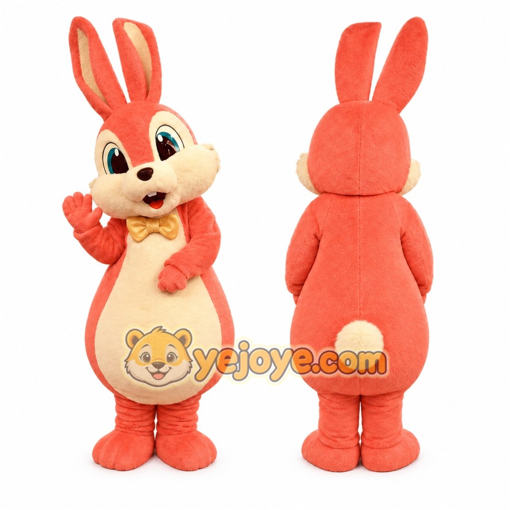 Rabbit Mascot Costume for Adults Custom Logo Party Character Suit Rabbit Mascot Costume for Adults Custom Logo Party Character Suit