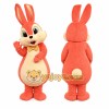 Rabbit Mascot Costume for Adults Custom Logo Party Character Suit Rabbit Mascot Costume for Adults Custom Logo Party Character Suit