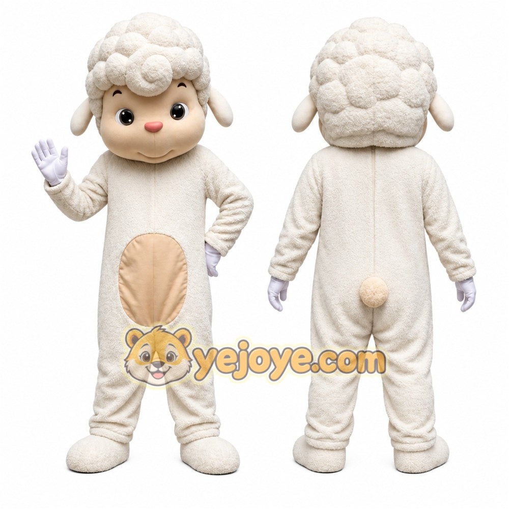 Sheep Mascot Costume for Adults Custom Logo Party Character Suit Sheep Mascot Costume for Adults Custom Logo Party Character Suit