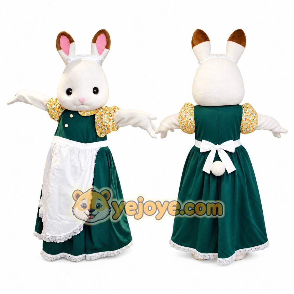 Rabbit Mascot Costume for Adults Custom Logo Party Character Suit Rabbit Mascot Costume for Adults Custom Logo Party Character Suit