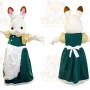 Rabbit Mascot Costume for Adults Custom Logo Party Character Suit