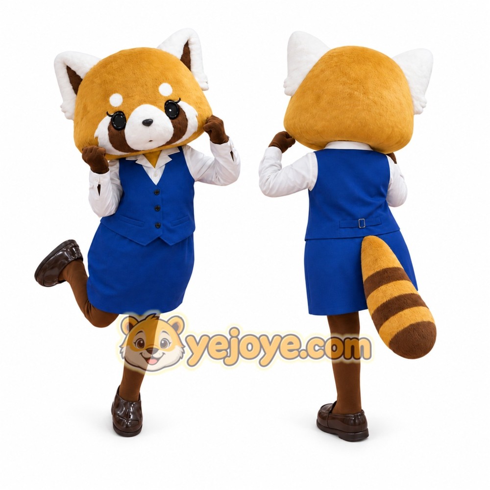 Red Panda Mascot Costume for Adults Custom Logo Party Character Suit