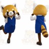 Red Panda Mascot Costume for Adults Custom Logo Party Character Suit