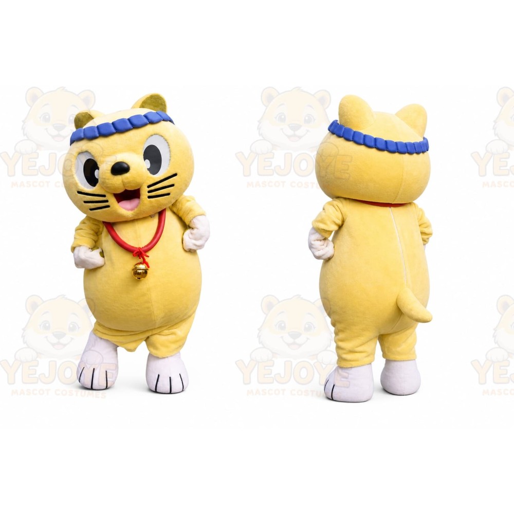 Cat Mascot Costume for Adults Custom Logo Party Character Suit