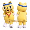 Cat Mascot Costume for Adults Custom Logo Party Character Suit