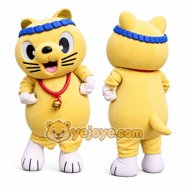 Cat Mascot Costume for Adults Custom Logo Party Character Suit
