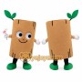 Log Mascot Costume for Adults Custom Logo Party Character Suit