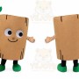Log Mascot Costume for Adults Custom Logo Party Character Suit