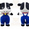Cow Mascot Costume for Adults Custom Logo Party Character Suit
