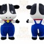 Cow Mascot Costume for Adults Custom Logo Party Character Suit
