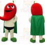 Pepper Mascot Costume for Adults Custom Logo Party Character Suit