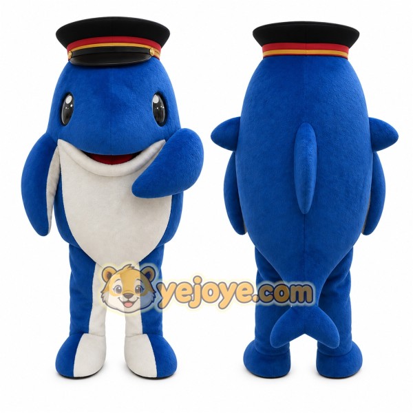 Dolphin Mascot Costume for Adults Custom Logo Party Character Suit