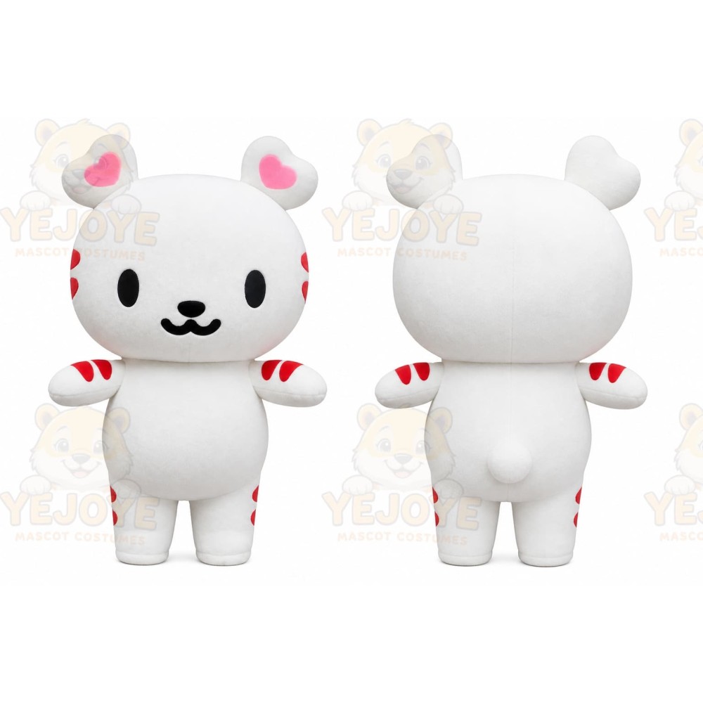 Bear Mascot Costume for Adults Custom Logo Party Character Suit
