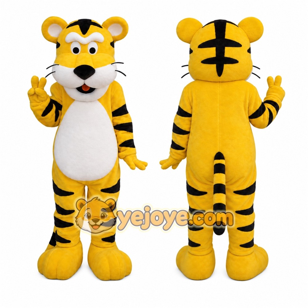 Tiger Mascot Costume for Adults Custom Logo Party Character Suit