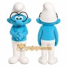 Blue Cartoon Character with White Hat Mascot Costume for Adults Custom Logo Party Character Suit Blue Cartoon Character with White Hat Mascot Costume for Adults Custom Logo Party Character Suit