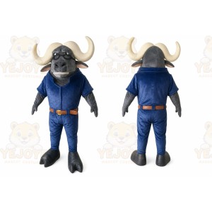 Buffalo Mascot Costume for Adults Custom Logo Party Character Suit