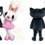 Rabbit Mascot Costume for Adults Custom Logo Party Character Suit