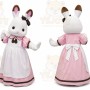 Bunny Mascot Costume for Adults Custom Logo Party Character Suit
