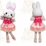 Bunny Mascot Costume for Adults Custom Logo Party Character Suit
