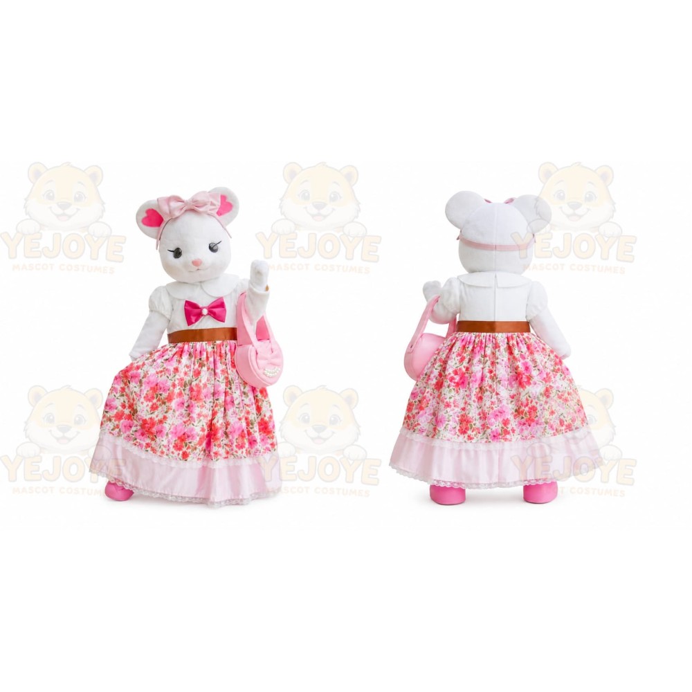 Bear Mascot Costume for Adults Custom Logo Party Character Suit