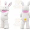 Rabbit Mascot Costume for Adults Custom Logo Party Character Suit
