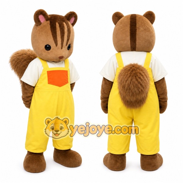 Squirrel Mascot Costume for Adults Custom Logo Party Character Suit