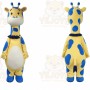 Giraffe Mascot Costume for Adults Custom Logo Party Character Suit