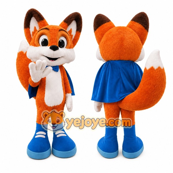 Fox Mascot Costume for Adults Custom Logo Party Character Suit