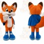 Fox Mascot Costume for Adults Custom Logo Party Character Suit