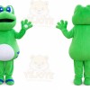 Frog Mascot Costume for Adults Custom Logo Party Character Suit