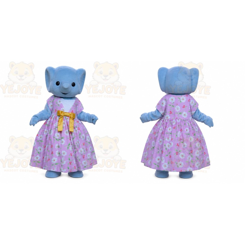 Elephant Mascot Costume for Adults Custom Logo Party Character Suit