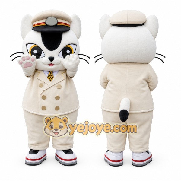 Cat Mascot Costume for Adults Custom Logo Party Character Suit