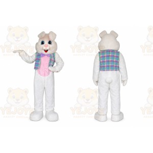 Bunny Mascot Costume for Adults Custom Logo Party Character Suit