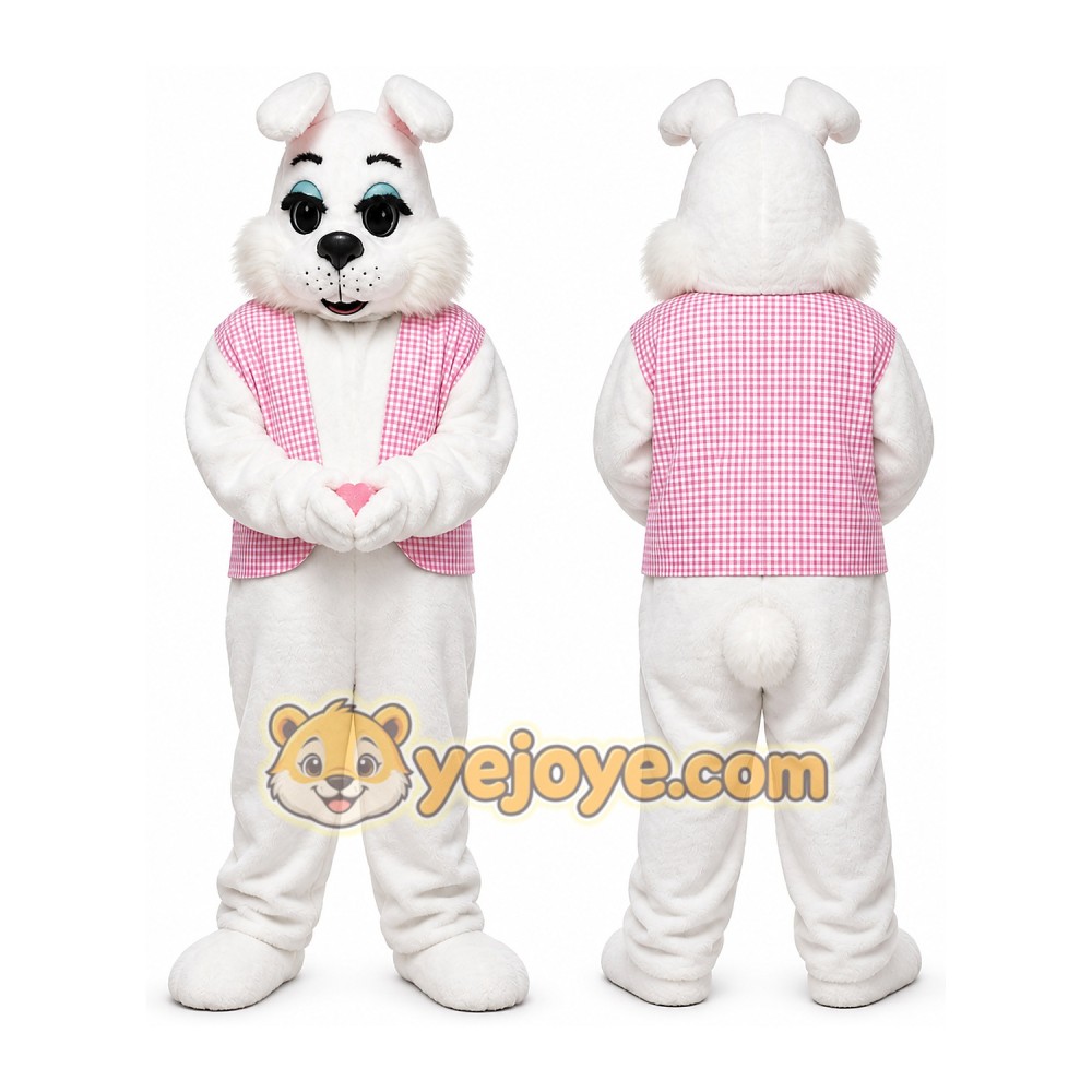Rabbit Mascot Costume for Adults Custom Logo Party Character Suit Rabbit Mascot Costume for Adults Custom Logo Party Character Suit
