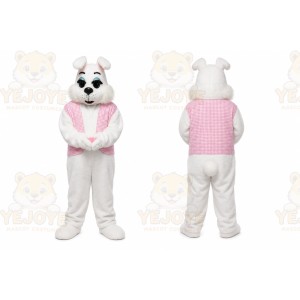 Rabbit Mascot Costume for Adults Custom Logo Party Character Suit