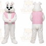 Rabbit Mascot Costume for Adults Custom Logo Party Character Suit