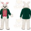 Rabbit Mascot Costume for Adults Custom Logo Party Character Suit