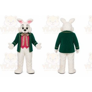Rabbit Mascot Costume for Adults Custom Logo Party Character Suit