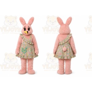 Rabbit Mascot Costume for Adults Custom Logo Party Character Suit