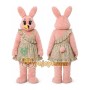 Rabbit Mascot Costume for Adults Custom Logo Party Character Suit