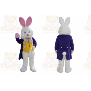 Rabbit Mascot Costume for Adults Custom Logo Party Character Suit