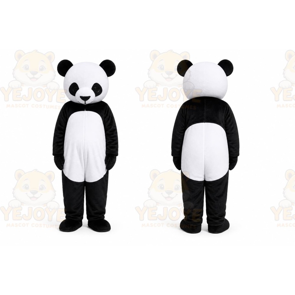 Panda Mascot Costume for Adults Custom Logo Party Character Suit