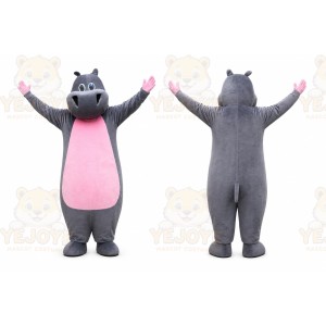 Hippo Mascot Costume for Adults Custom Logo Party Character Suit